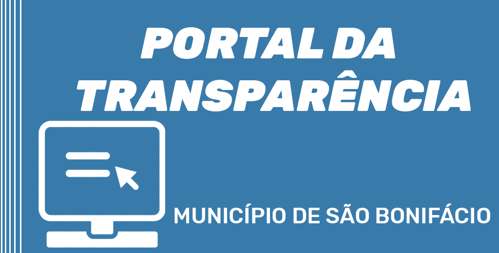 Portal da Transparência do Município de São Bonifácio